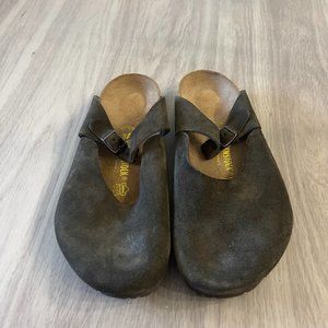 BirkenStock Mule Sandals Size 42 M9 L11 Color Brown Green